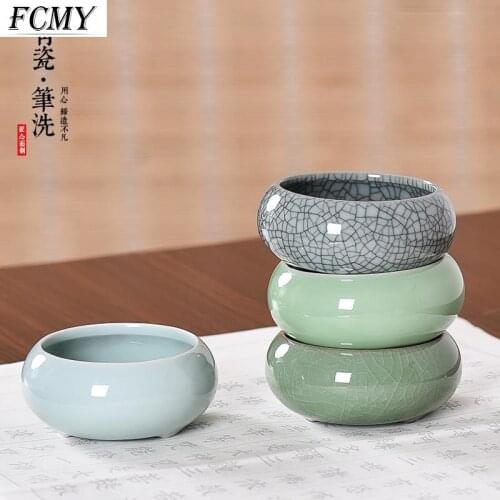 Personalized Creative Ceramic Wash Pen Office Student &calligraphy Supplies