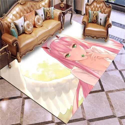Kamen Rider Zero-Two Beautiful Girl Area Carpet Indoor Floor Mat Bedroom Living Room Doormat Laundry Non Slip Machine Washable