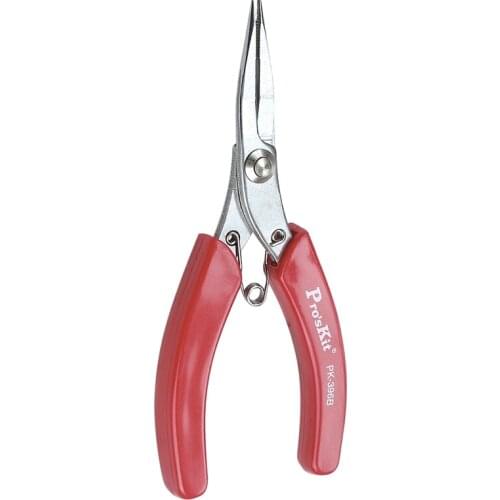 ProsKit Stainless Steel Red Handle Diagonal Pliers 1PK-396A Tooth Nose Pliers 1PK-396B No Tooth Round Nose Pliers 1PK-396E