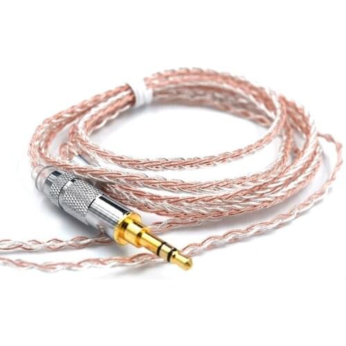 KZ 8 Core Copper Silver Mixed Upgraded Cable Mmcx Connector Use For KZ ZS4/ZS5/ZS6/ZSA/ED16/ ZSN/ZST/ES4/ZS10/AS10/BA10/AS16