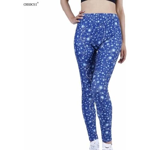 CHSDCSI Leggings Women Sport Print Pants Jeggings Bodybuilding Skinny Workout Breathable Leggins Elastic Trousers Wholesale