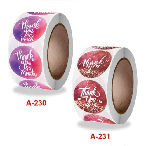 Thank you sticker envelope decoration sticker