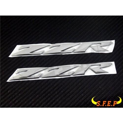 Motorcycle Stickers 3D ZZR Decorated Decals Sticker Case For Kawasaki ZZR ZZR250 ZZR400 ZZR600 ZZR1200 ZZR1400 Logo Badge