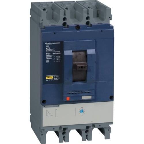 Original authentic Leakage protection molded case circuit breaker air switch EZD-630M 3P 630A fixed type 380 / 400VAC 50KA