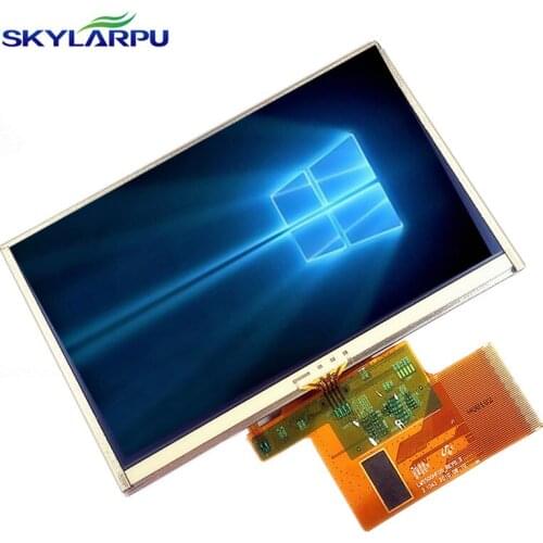 Original 5" inch LMS500HF14 LMS500HF14 REV0.0 GPS Complete LCD display screen with touch screen digitizer panel free shipping