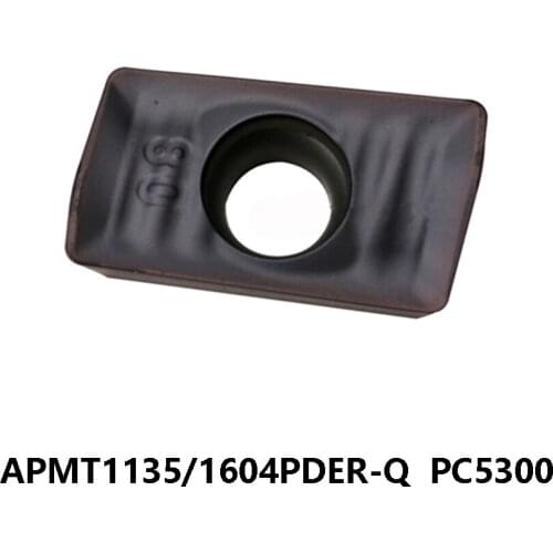 Korloy APMT1135PDER-Q PC5300 Carbide Inserts for Stainless Steel APMT 1135 APMT1135 PDER Milling Cutter Lathe Tools Turning Tool