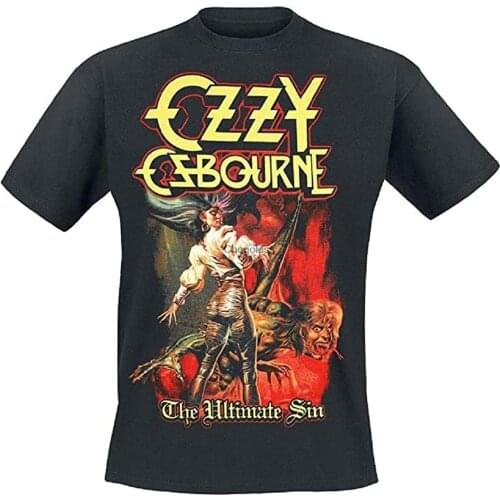 Ozzy OsBourne Ultimate Sin Cover Men T-Shirt Black Unisex Shirt Longsleeve Tshirt Sweatshirt Hoodie for Men Women
