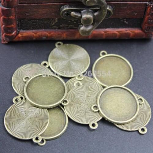 P1521 DIY retro accessories ancient bronze alloy Disc