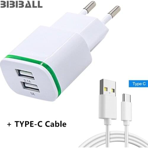 Portable USB Charger EU +USB C 3.1 USB for huawei p20 lite pro honor 9 10 ZTE Blade Max 3 - Z986U, Zmax Pro - Z981 power bank