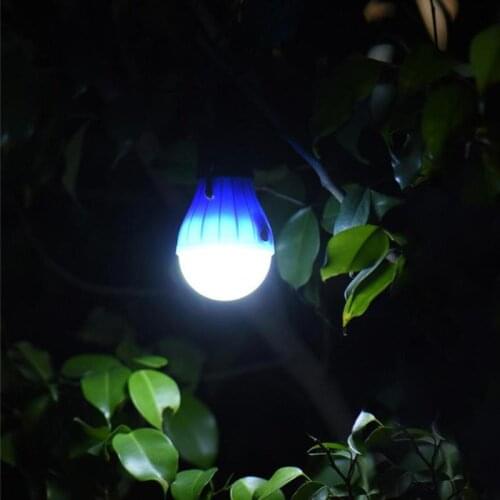 Portable Tent Light LED Bulb Emergency Lamp Waterproof Hanging Hook 3 LED Flash light Multipurpose for Outdoor Camping