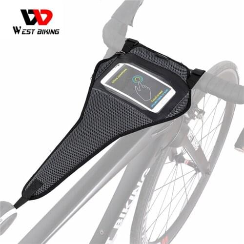 Professional Highway Car Training Cycling Bicycle Accessories Western Cavalry Bicycle Shrubby Mobile Phone Bag Sweat-sweat Net