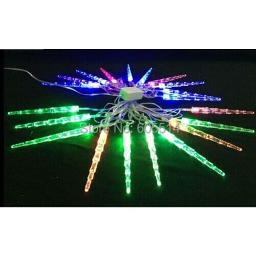 [Seven Neon]Free shipping 110V/220V icicle shape 4M 20leds party/Christmas/decoration/holiday led string light