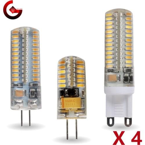 2pcs/lot LED G4 G9 12V 220V AC DC 1w 2w 3w 4w 5w 6w Replace 40w 60w Halogen Lamp Light 360 Beam Angle Chandelier LED Bulb Lamp