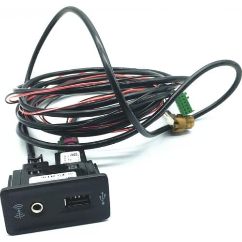 CarPlay USB AUX Switch CarPlay AMI MDI MIB Phone Mapping Adapter Plug Socket Install Wiring Harness Cable For VW Golf 7 MK7 VII