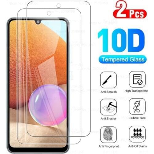 A32 4G Glass 2PCS Tempered Glass for Samsung Galaxy A32 A 32 4G SM-A325F/DS 6.4'' Smart Phone Screen Protectors Film Guard Cover
