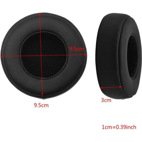 1 Pair Earphone Ear Pads Earpads Sponge Soft Foam Cushion Replacement for Beats Dr. Dre Pro Detox Headphones LX9B