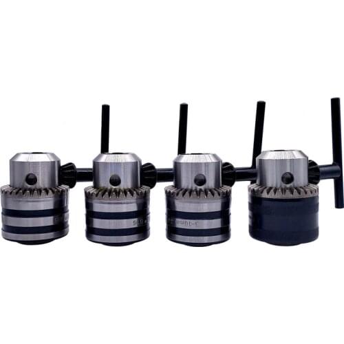 1pcs Thread Drill Chuck 1-13mm 3-16mm B16 B18 1/2 Conversion Drill Chuck Wrench Into Electric Drill Keyless 3 Jaw Chuck