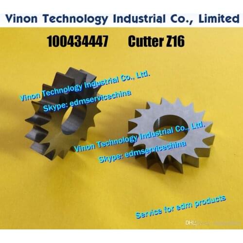 100434447 edm Cutter Z16 30Dx16Teeth, 100.434.447 Lower Cutter Knife 434.447, 24.04.913 for ROBOFIL 230F,240,330F,440,640