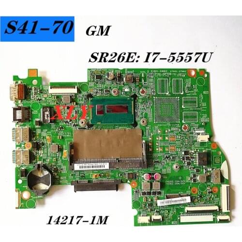 14217-1M SR26E I7-5557U For Lenovo S41-70 laptop motherboard WINNI7 448.03N03.001M Test good free shipping