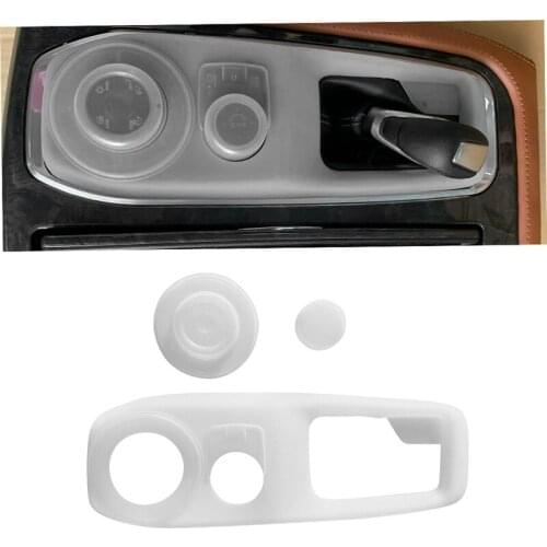 3Pcs Car Soft Rubber Interior Center Console Dust Proof Gear Box Cover for Nissan Patrol Y62 2020 2021