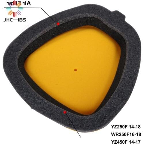 Dual Foam Layer Sponge Air Cleaner Filter For Yamaha YZ250F WR250F YZ450F YZ WR 250F 450F 250 450 F 2014-2017 2018 Motorcycle