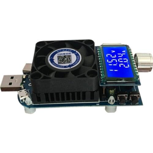 Constant Current Electronic Load USB Type C QC2.0/3.0 AFC FCP triggers Battery Tester Discharge Capacity meter