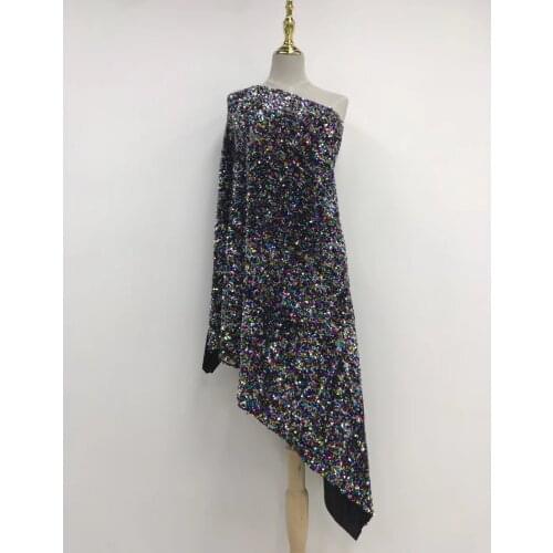 French Sequin Mesh Lace Fabric 2021 High Quality Lace Fabric African Tulle Lace Fabric, Suitable For Nigerian Wedding J4052