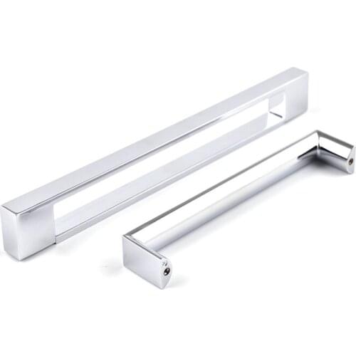 HJY 250/168mm Furniture Handles Chrome Kitchen Door Cabinet Handles Cupboard Drawer Pull Aluminial Alloy Closet Knob D069