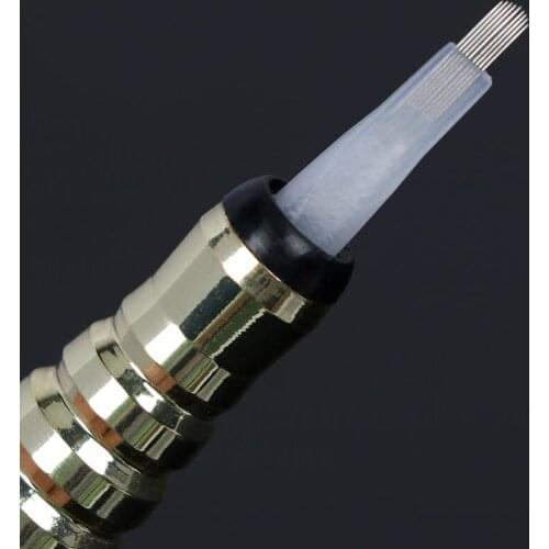 50 Pcs Tattoo Needles Permanent Makeup Eyebrow Lip Needle Tattoo Supplies Permanent Makeup Blade Needle U9 Pins