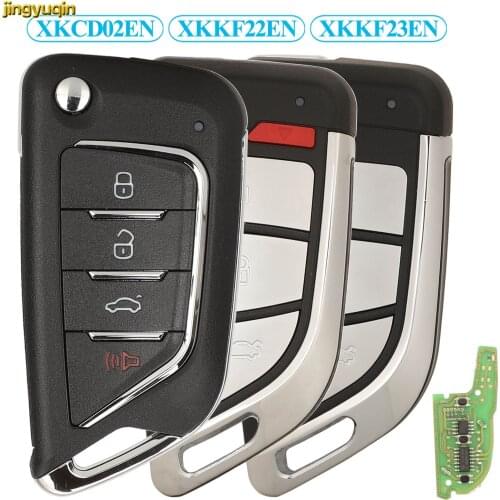 Jingyuqin XKKF22EN/XKKF23EN/XKCD02EN VVDI2 Mini Key Tool For VVDI Xhorse Wire Car Key Remote Control Universal 3/4 Buttons