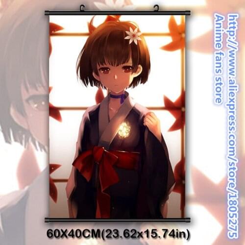 Kabaneri of the Iron Fortress Mumei Kawaii Japanese Anime Wall Scroll Poster Home Decor Bedroom decorative painting