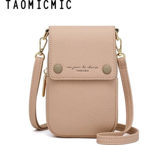 Fashion Double Layer Mini Womens Bag Phone Bag Large Capacity Ladies Shoulder Bag Messenger Bag Women Wallet Handbag Bolso Mujer
