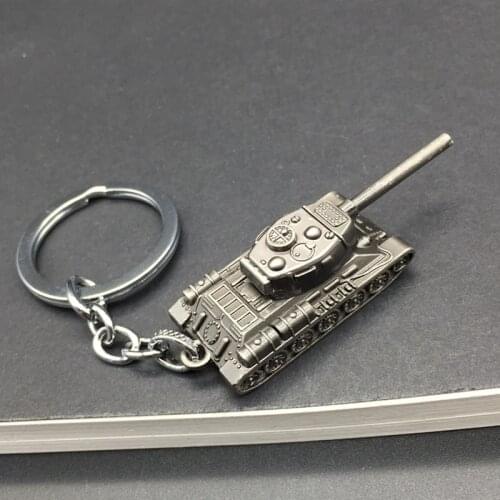 Fashion Popular Game WOT World Of Tanks Keychain Tank Pendant Woman Bag Charms Key Ring Chain Man Souvenirs Gift Jewelry Trinket