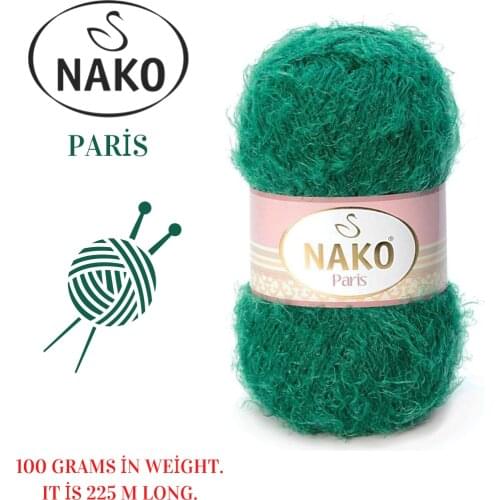 Nako Paris, Knitting Yarn, Crochet Yarn, Acrylic Yarn, Shawl Yarn For Winter, Scarf, Cardigan