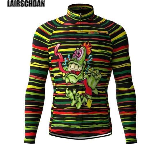 LairschDan 2021 New Bike Mens Cycling Jersey Long Sleeve Top Road Bicycle Shirt Autumn Outdoor Racing Sports Wear Ropa Ciclismo