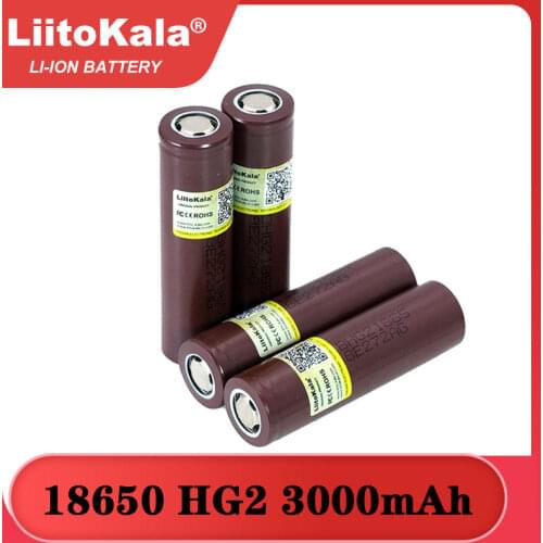 100% New Original HG2 18650 3000mAh battery 18650HG2 3.6V discharge 20A dedicated For hg2 Power Rechargeable battery