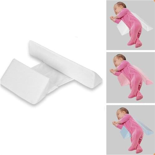 Baby Side Sleeping Pillow Sleep Fixator Stereotype Pillow Anti-biased Head Removable Washable Waist Protector Anti-rollover