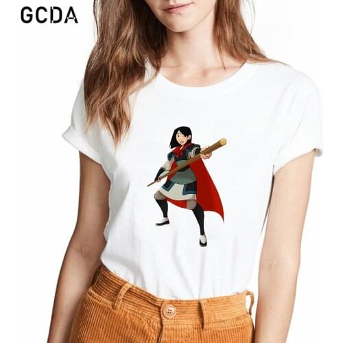 Mulan Princess Cosplay General Women Tshirts Casual Funny T Shirt For Lady Top Tee Hipster Harajuku Drop Ship