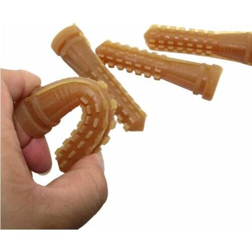 50 Pcs Poultry Plucking Fingers Hair Removal Machine Glue Stick Chicken Plucker Beef Tendon Material Corn Rod Removal Stick