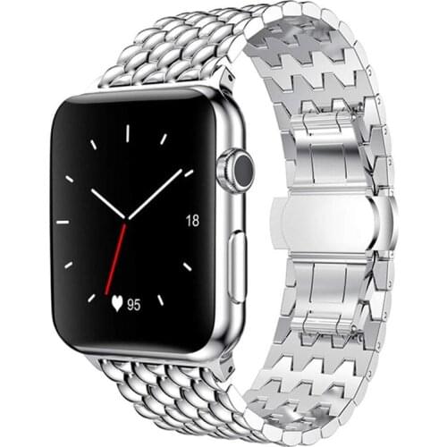 Strap For Apple Watch 6 SE Band 44mm 40mm Stainless Steel Bracelet iWatch Series 5 4 Watchbands For Applewatch 42mm 38mm Straps