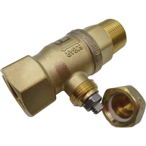 Ball valve with 3/4" NPT threaded connection is good choice for R410a refrigeration plant or air conditioner system