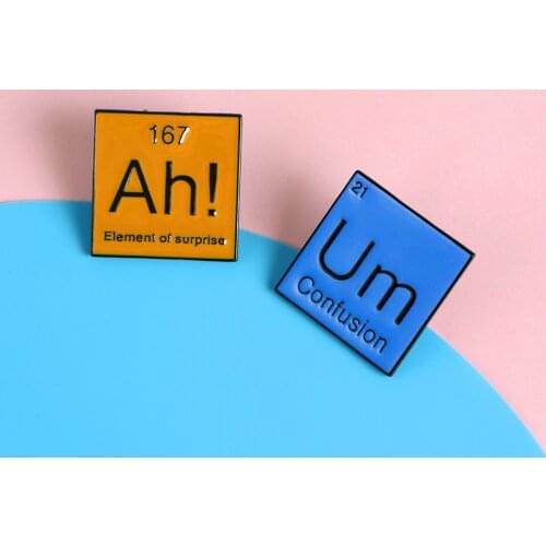 Pleasantly surprised Enamel pin Cute Brooches Backpack Badge Wholesale for women