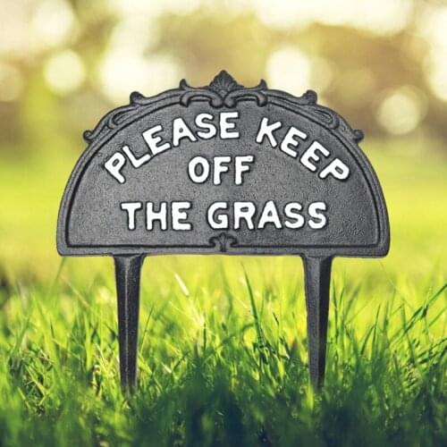 Garden Warning Sign 1PC Heavy Duty Yard Sign Gardening Supplies Plant Marker Home Garden Easy Mounting Farm Warning Sign