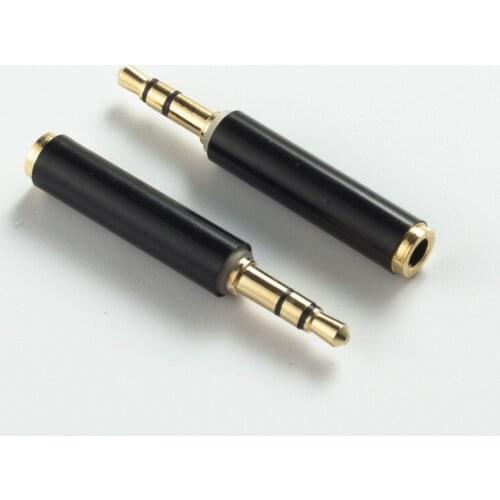 3.5mm Stereo 3 Pole Male To 4 Pole 3 Ring Female Audio Adapter Converter Connectors