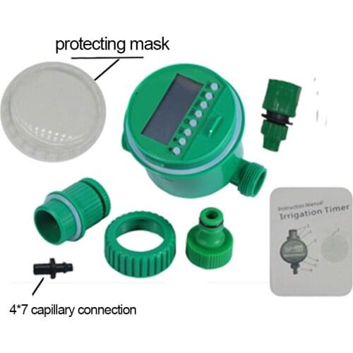 Automatic Lcd Display Garden Watering Timer Electronic Home Garden Ball Valve Water Timer For Garden Irrigation Controller