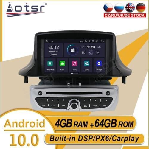 64G For Renault Megane 3 Fluence 2009 2010 2011 2012 2013 2014 2015 Car Stereo Multimedia Player Android GPS Radio PX6 Head Unit