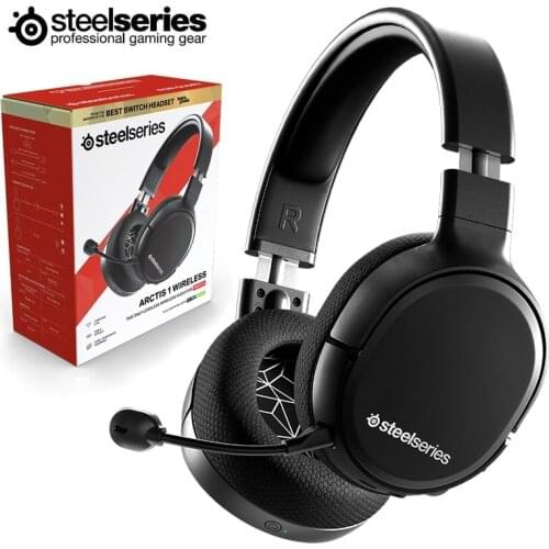SteelSeries ARCTİS 1 Wireless ClearCast 4-in-1 Wireless gaming Headset with noise Canceling Headphone for PC PS4 nintendo