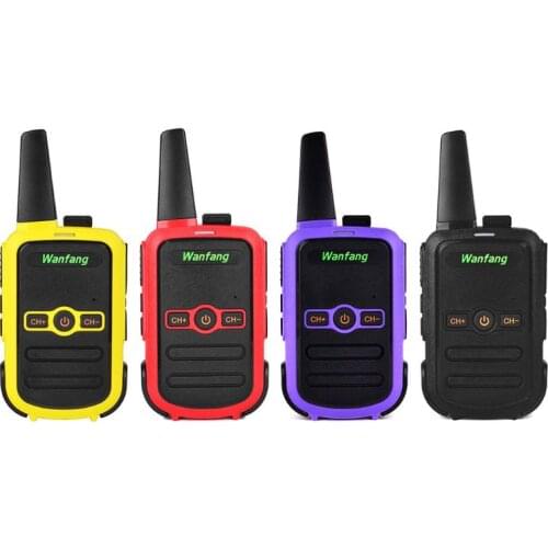 Walkie-talkie professional mini color ultra-thin ultra-small USB direct charging Drop Shipping
