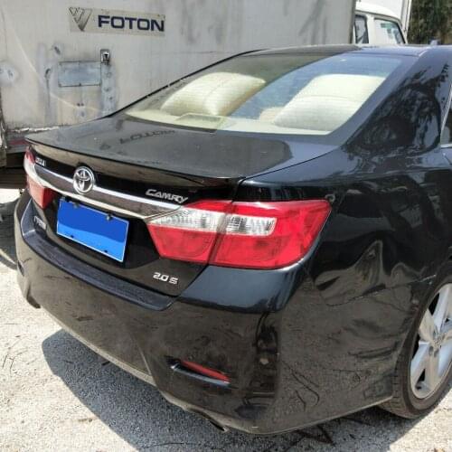 For toyota Camry 2012 2013 2014 2015 high quality and hardness ABS material spoiler by primer or DIY color paint camry