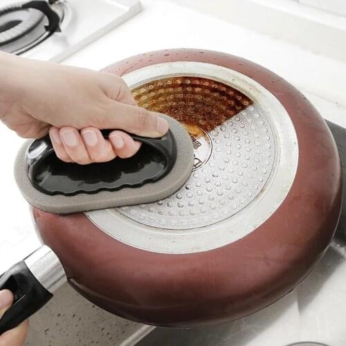 Hot Sale Magic Strong Decontamination Bath Brush Sponge Tiles Brush Strong Decontamination Brush Kitchen Clean Tools Fast Ship